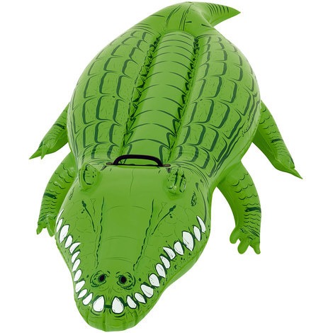 Jouet animal gonflable chevauchable – Crocodile – 168x89cm